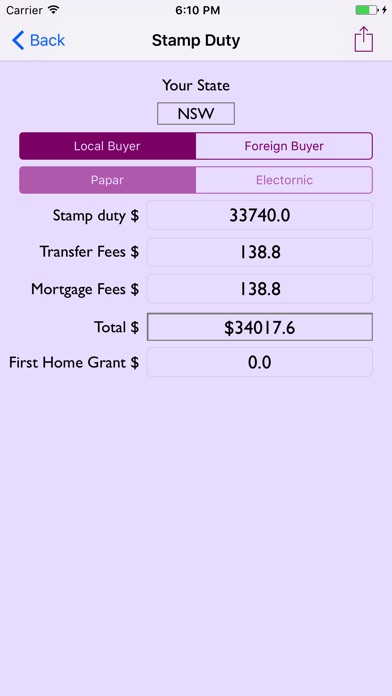 MortgageCalc+LMI&StampDutyLITE screenshot 4