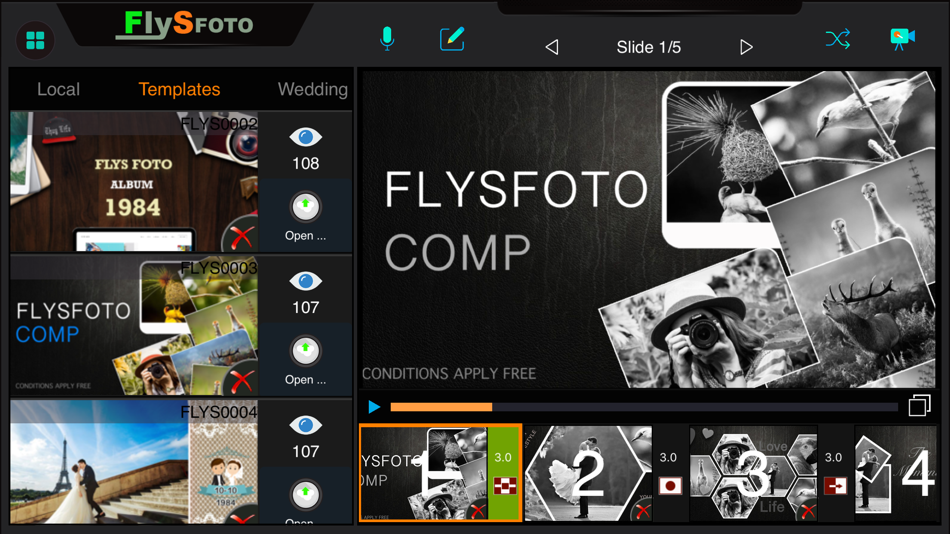 FlyS - Make a video slideshow - 1.0 - (iOS)