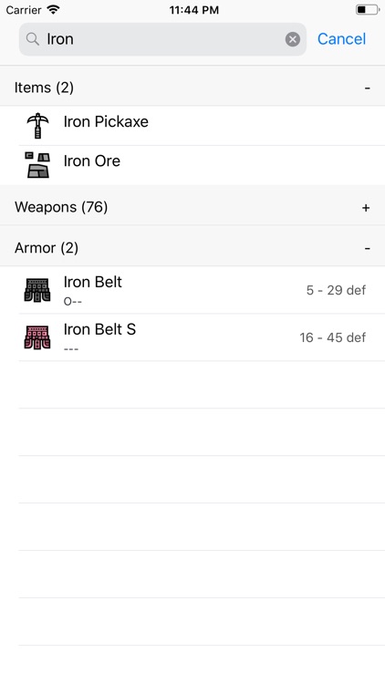 MHGU Database