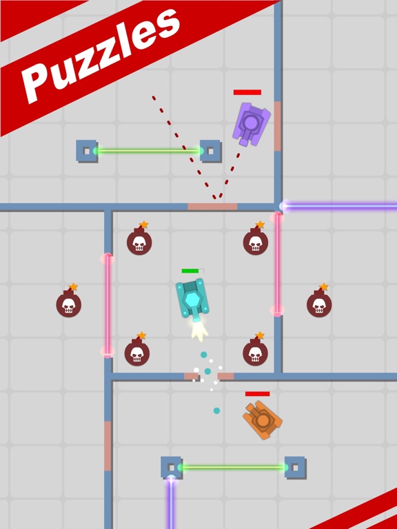Screenshot #5 pour Pocket Hero 2-Tanks Battle