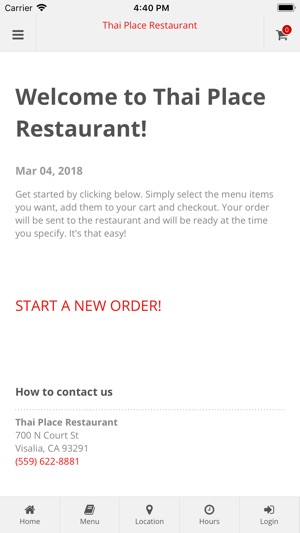 Thai Place Restaurant Visalia(圖1)-速報App