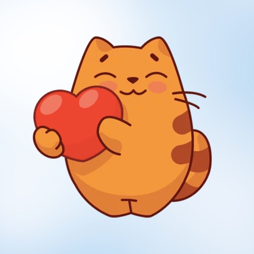 Oval Cat Stickers icon