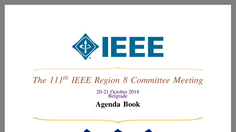 IEEE R8 Belgrade 2018