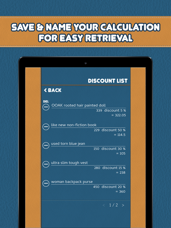Screenshot #5 pour Discount Calculator & Save
