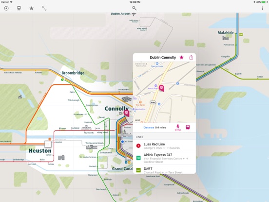 Screenshot #5 pour Dublin Rail Map Lite