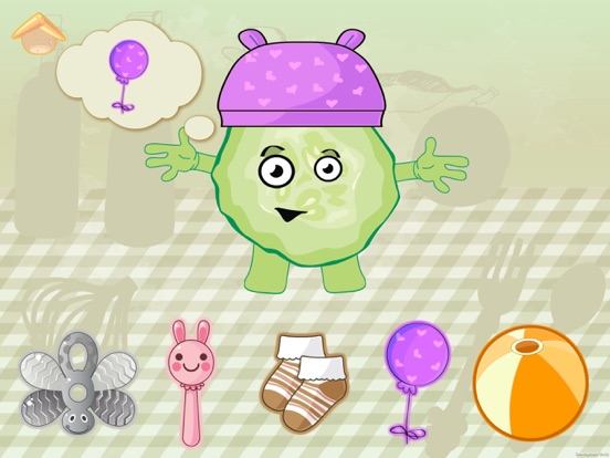 Funny Veggies! Educational games for children iPad screenshot