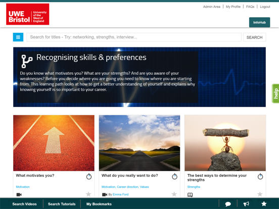Screenshot #5 pour UWE Career Toolkit