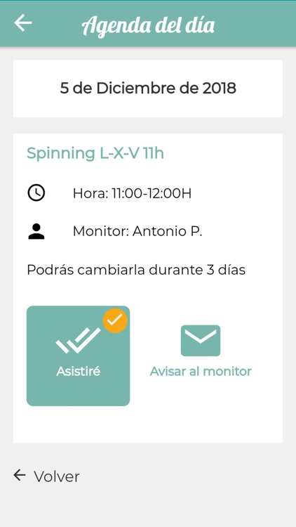 Fergus Fit:Gestión asistencias