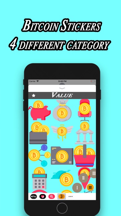 Bitcoins Stickers screenshot 2