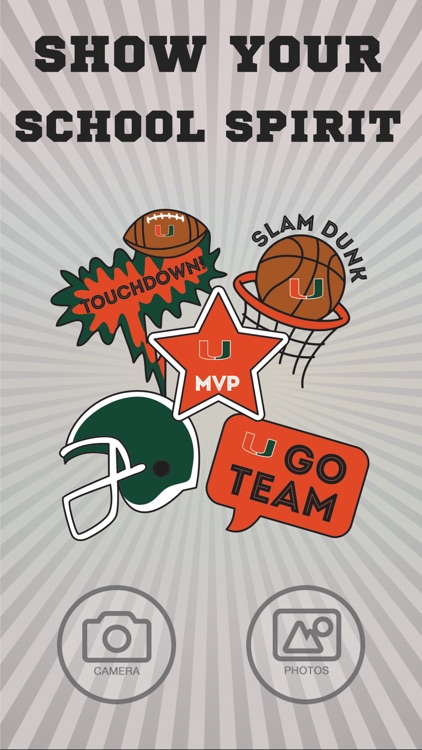 Miami Hurricanes Selfie Stickers