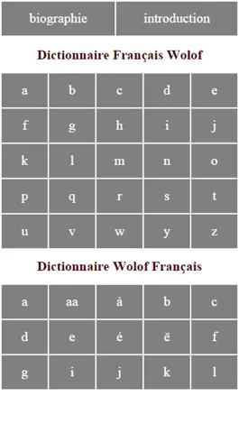 Game screenshot Dictionnaire Français Wolof mod apk