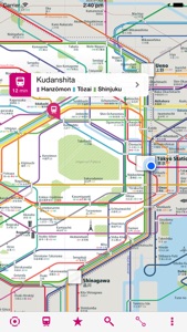 Tokyo Rail Map Lite screenshot #1 for iPhone