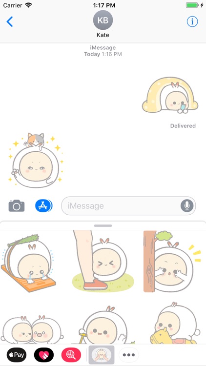 Little Bunny Animated Stickers