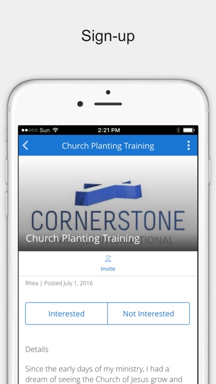 Cornerstone Ministries App