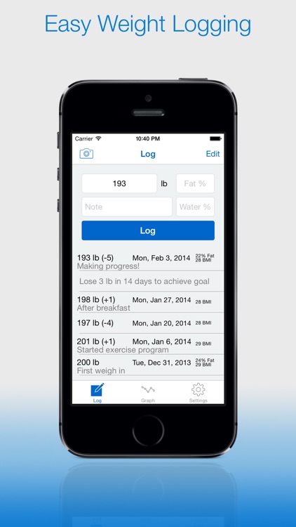 Weight Log+