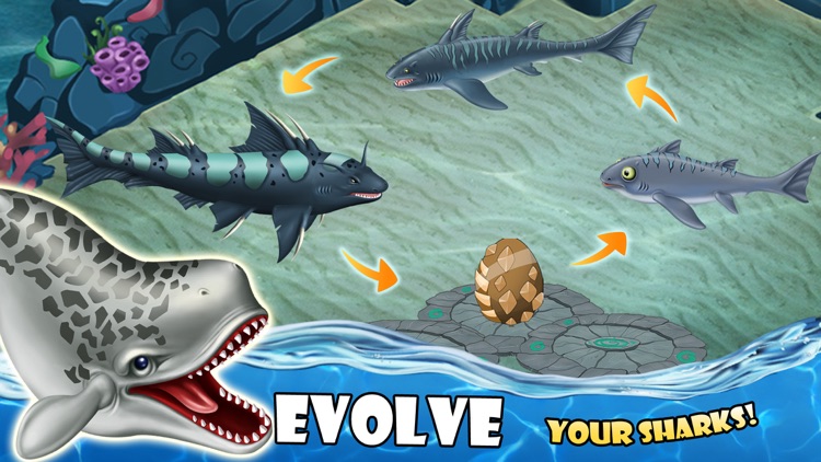 SHARK WORLD -water battle game screenshot-4