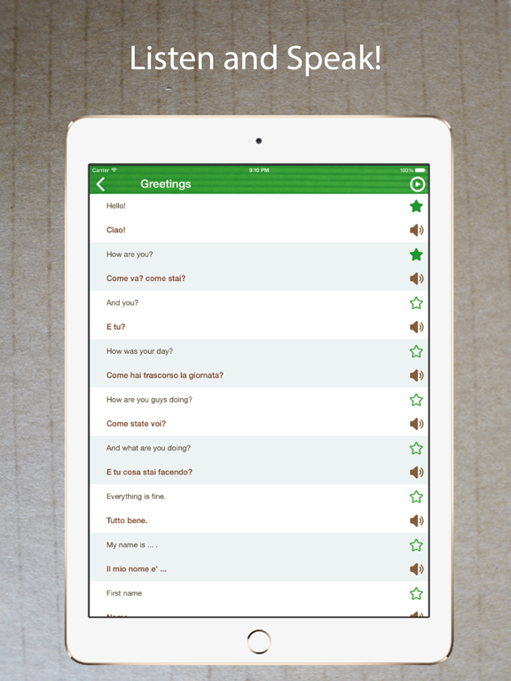 Screenshot #5 pour Learn Italian Phrasebook Pro +