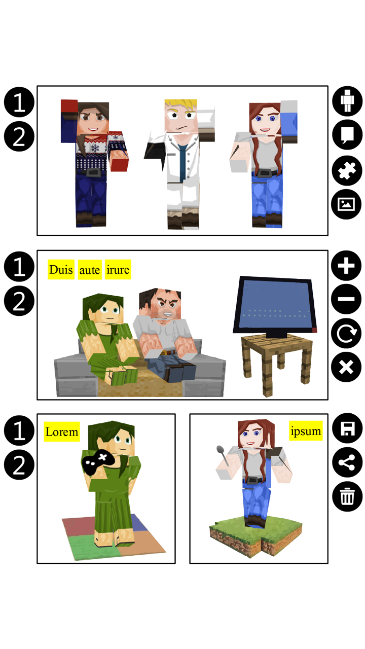 Cubic Comic Maker screenshot 3