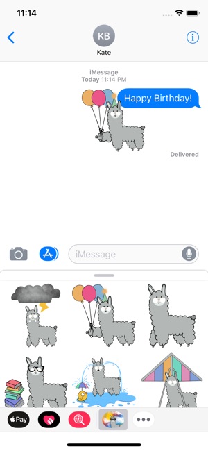 Linda llama Pegatinas(圖2)-速報App