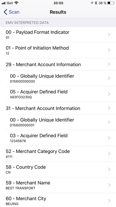 EMV QR Code Reader & Generator screenshot 3