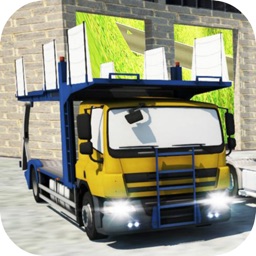 Transport Truck In City