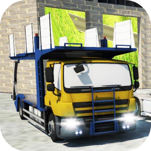 Transport Truck In City