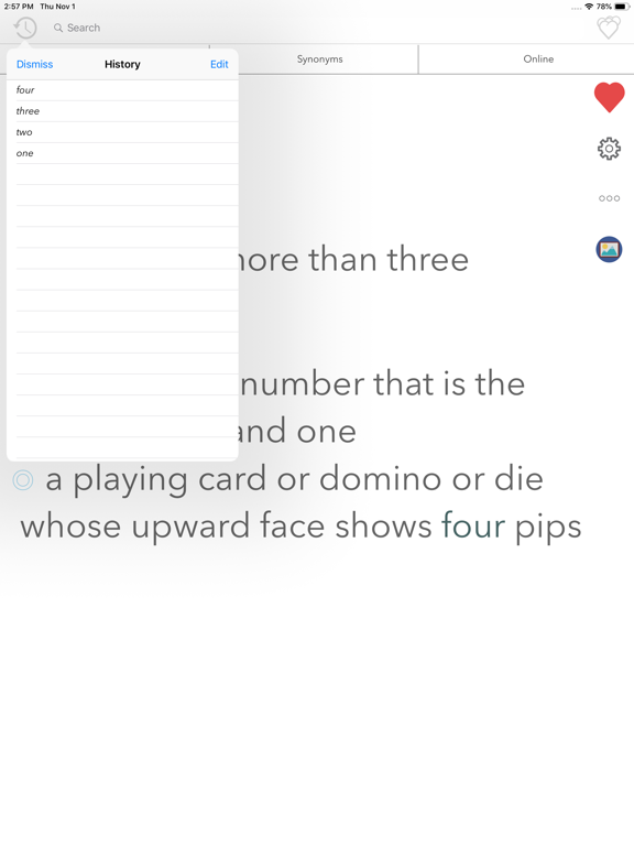 Dict-o-saurus Rex iPad screenshot 4 - Reference app