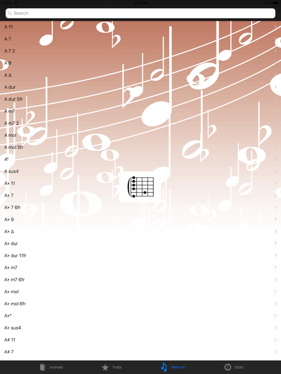 Okkara Sangbók iPad screenshot 5 - Entertainment app