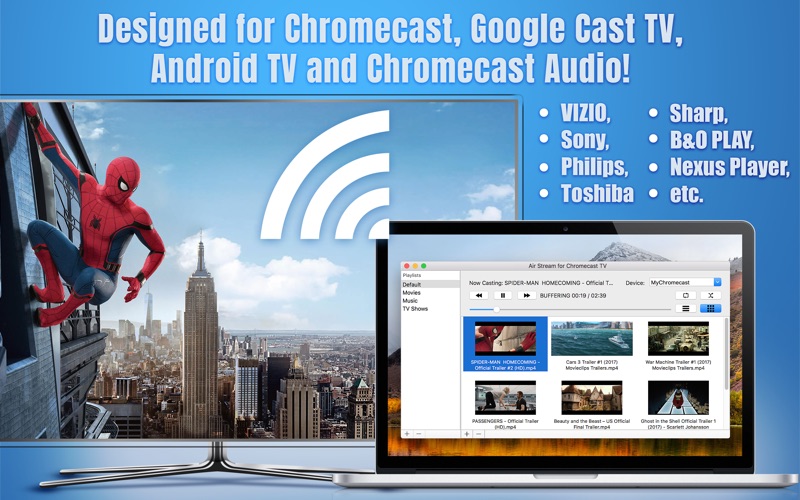 air stream for chromecast tv iphone screenshot 1