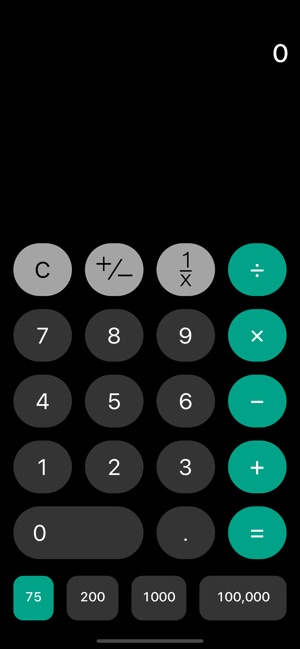 High precision calculator