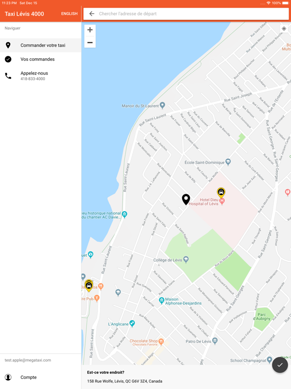Screenshot #4 pour Taxi Lévis 4000