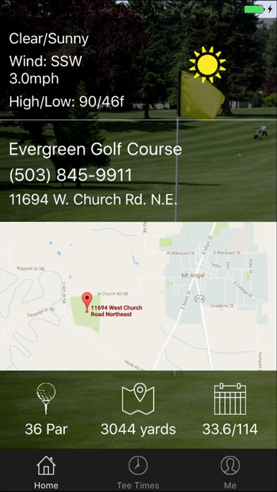 Screenshot #2 pour Evergreen Golf Tee Times