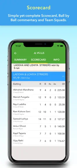 Game screenshot CricSync - Cricket Scoring App mod apk