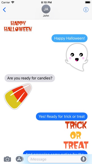 Enjoy Halloween Stickers screenshot 2