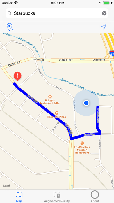 Screenshot #1 pour Augmented Reality Map