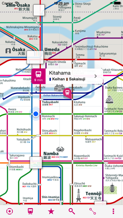 Screenshot #1 pour Osaka Rail Map Lite