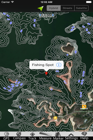Lake Sidney Lanier GPS Charts - náhled
