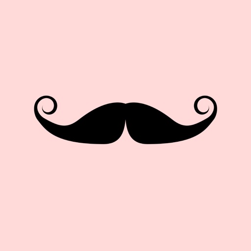 Crazy Mustache Stickers Icon