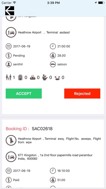 Suttonairportcars Driver App