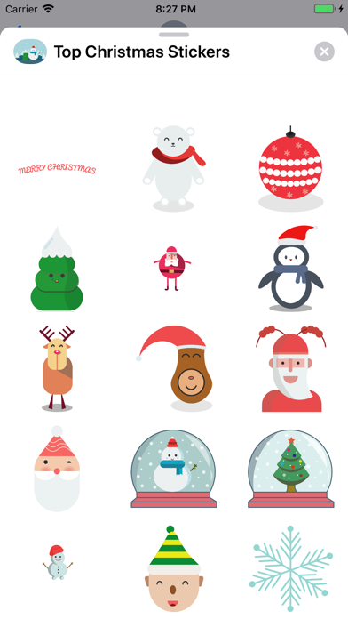 Top Christmas Stickers screenshot 2