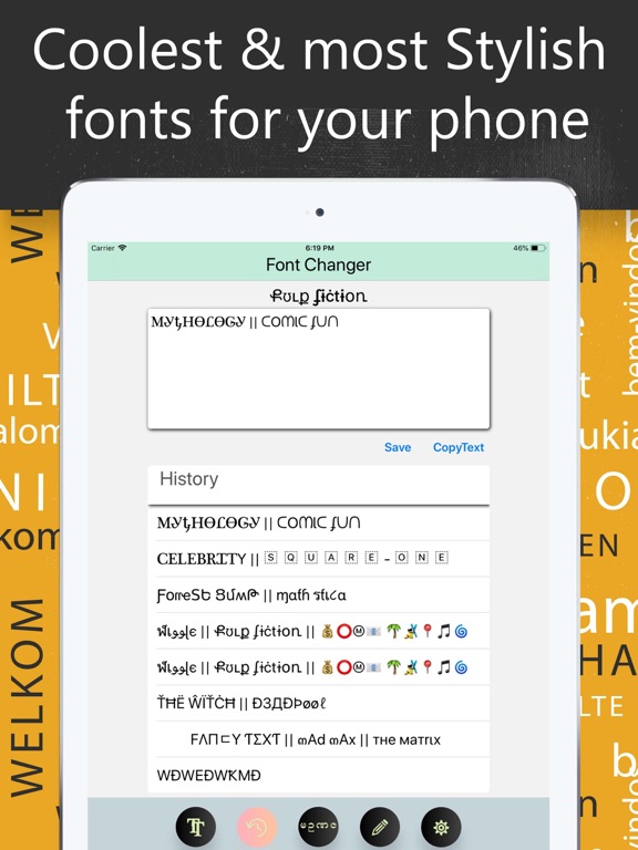 Screenshot #4 pour Fancy Text - Font Changer
