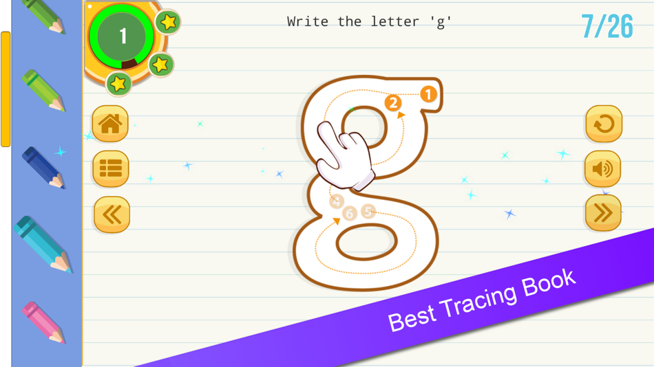 #2. English Tracing Book : Letters (iOS) Podle: Dung Vu