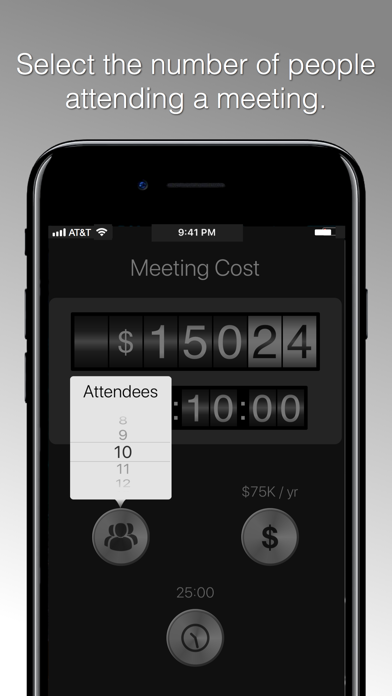 Meeting Cost Meter screenshot 2