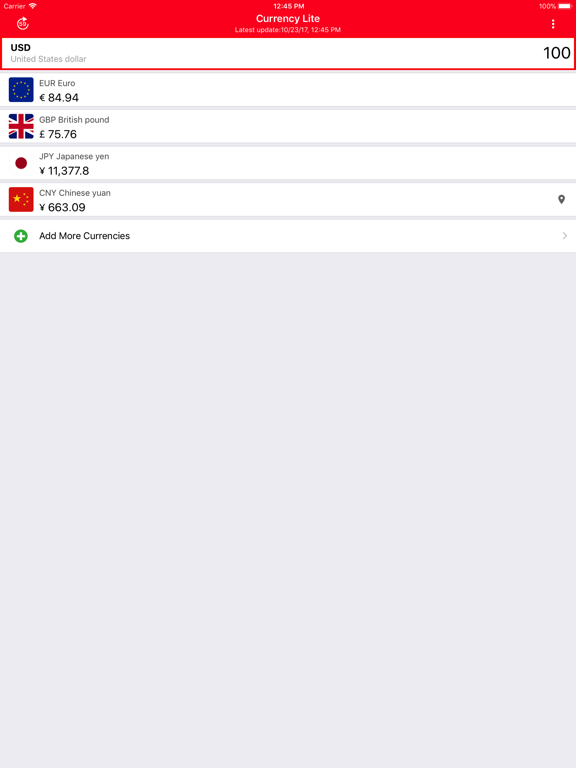 Screenshot #4 pour Currency Lite - Real Time