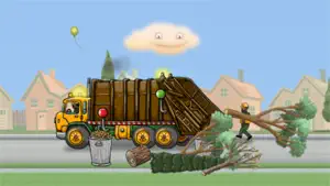 Garbage Truck: Brushy Pick Up screenshot #2 for iPhone