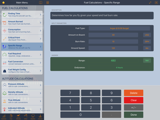 E6B Aviation Calculator iPad app afbeelding 3