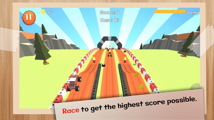 Boom Road 3d speed racing trucks