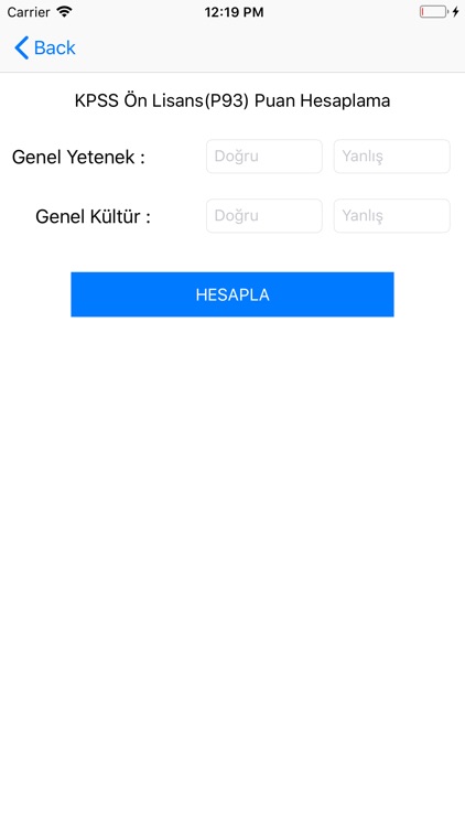 KPSS Puan Hesaplama screenshot-3