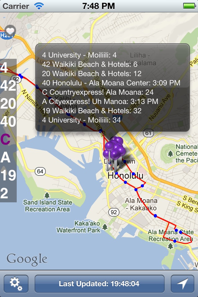 HNL Next Bus screenshot 2