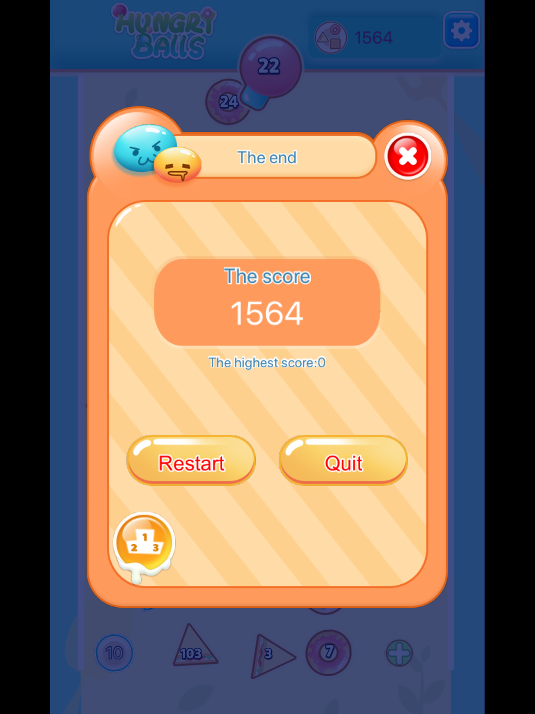 Hungry Balls - fun game